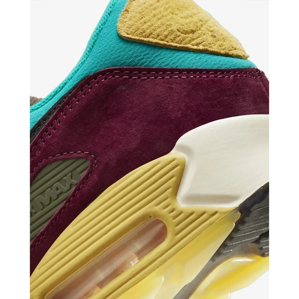 Mens Size 10 Nike Air Max 90 NRG Ridgerock Turbo Green Gold Shoes DC6083 200 NEW